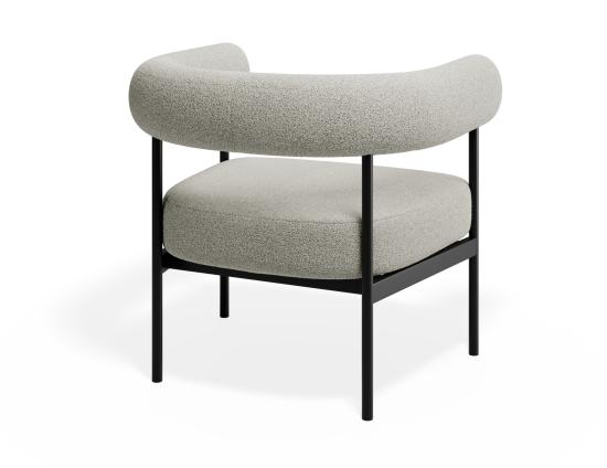 P 2 Marlowe Loungechair Black Ivory