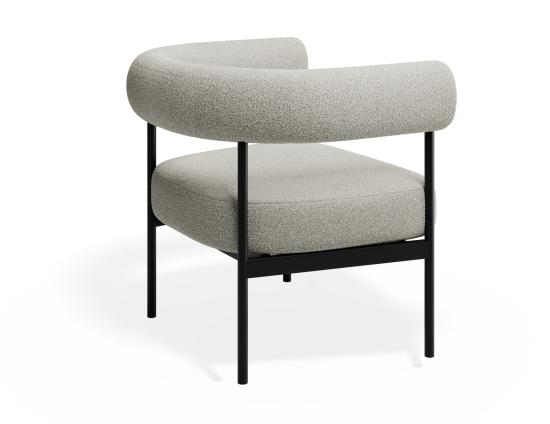 P 3 Marlowe Loungechair Black Ivory