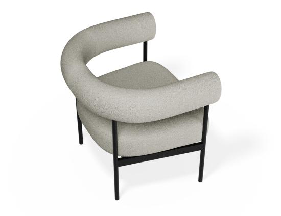 P 5 Marlowe Loungechair Black Ivory