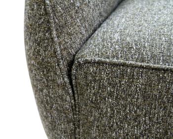 Willow Occasional Chair - Oak Legs - Kelly Green Fabric