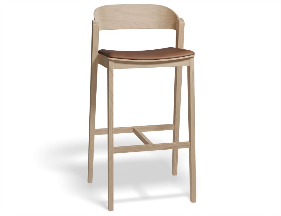 Grayson 75cm Barstool Natural Tanpu