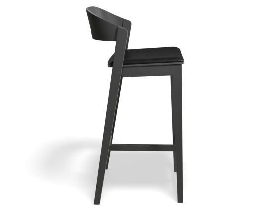 Grayson 65cm Barstool Black Blackpuside