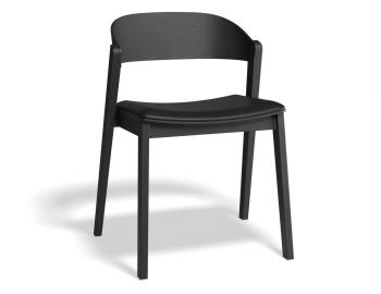 Grayson Dining Chair Black Ash Upholstered Seat