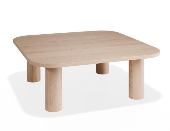 Orbix Square Coffee Table - Natural Ash