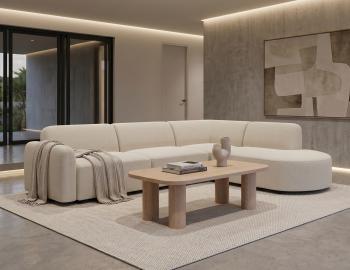 Orbix Rectangle Coffee Table - Natural Ash