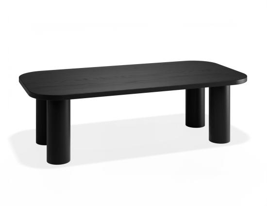 Orbix Rectangle Coffee Table - Black Ash