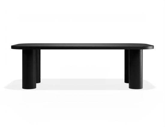 Orbix Rectangle Coffee Table - Black Ash