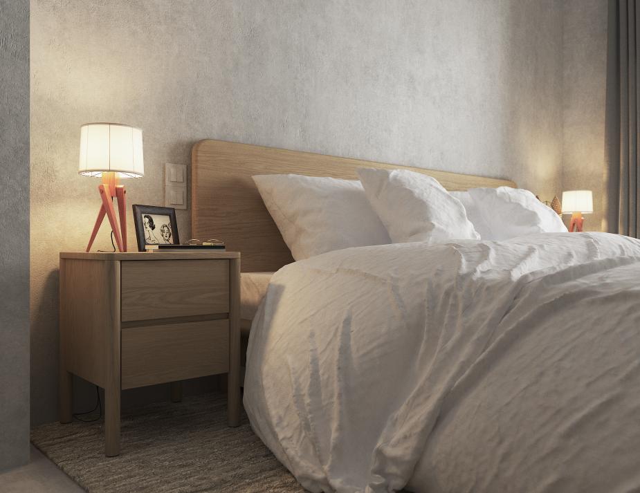 L 1 Nordica Bedsidetable