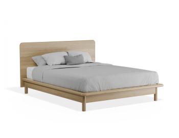 Nordica Solid Oak Bed Frame - Queen Size 