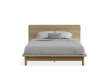 Nordica Solid Oak Bed Frame - Queen Size 