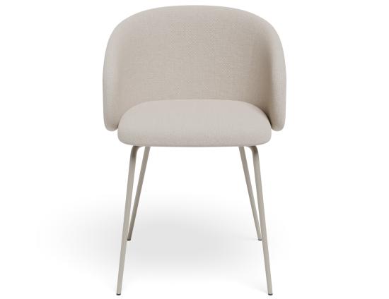 P 4 Henley Chair Metalleg Beigefawn Grey