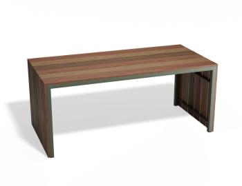 Cascade Outdoor Dining Table - Solid Spotted Gum