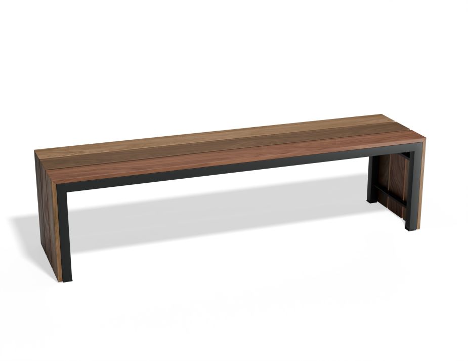P 1 Cascade Bench 1700 Charcoal