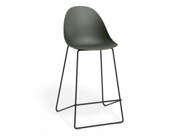 Pebble Olive Green Bar Stool 