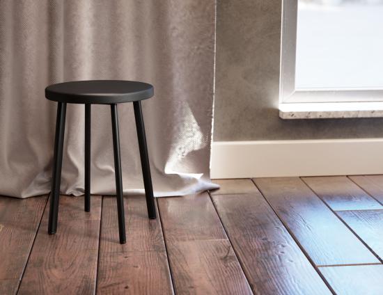 L 1 Atlas Lowstool Ashblack Lifestyle