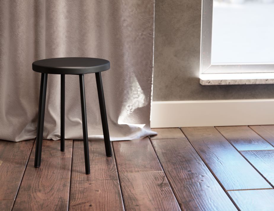 L 1 Atlas Lowstool Ashblack Lifestyle