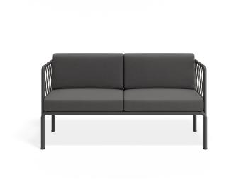 Seville 2 Seater Outdoor Charcoal Sofa