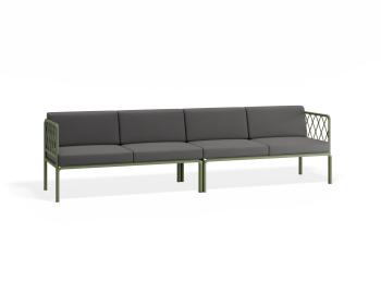 Seville 4 Seater Outdoor Eucalyptus Green Sofa