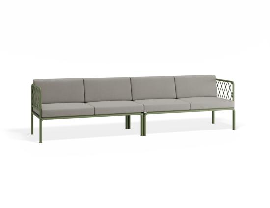 Seville 4 Seater Outdoor Eucalyptus Green Sofa