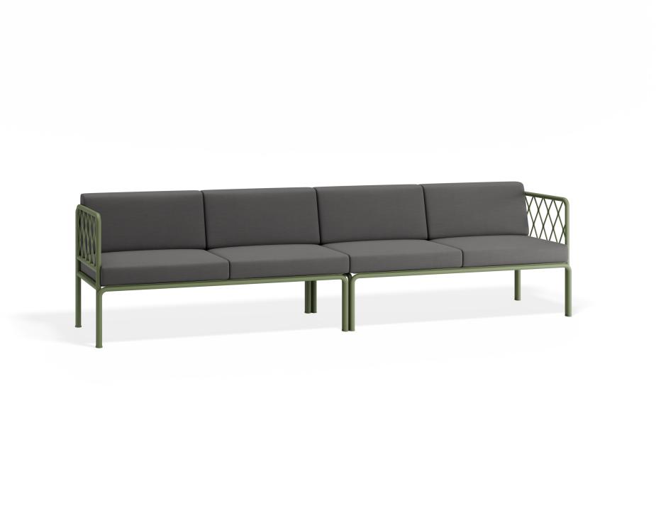 P 1 Sevillev2 4seater Greenframe Darkgreycushion