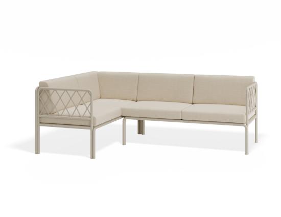 Seville Config A - Latte Outdoor Corner Sofa