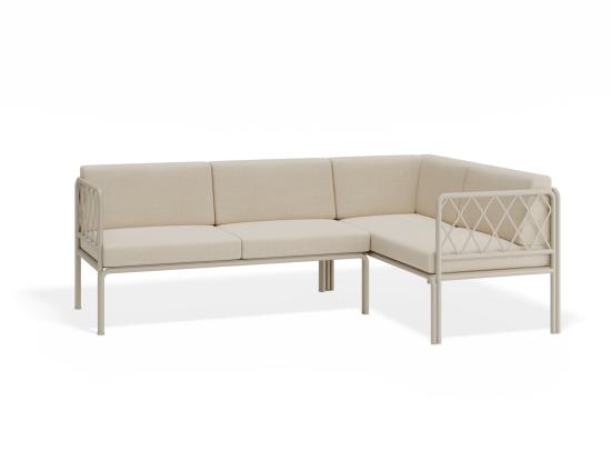 Seville Config B - Latte Outdoor Corner Sofa