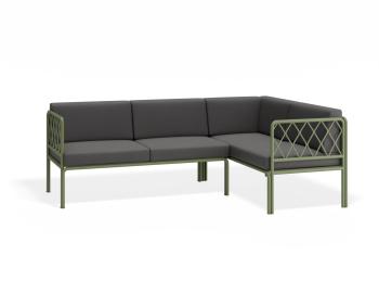 Seville Config B - Eucalyptus Green Outdoor Corner Sofa