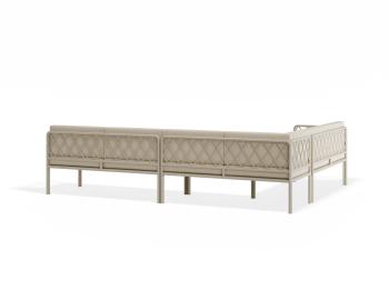 Seville Config C - Latte Outdoor Corner Sofa