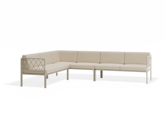 Seville Config C - Latte Outdoor Corner Sofa