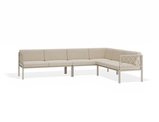 Seville Config D - Latte Outdoor Corner Sofa