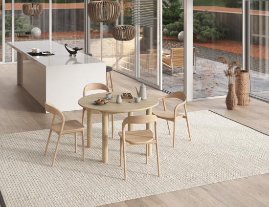 L 2 Nordica Diningtable 120dia2