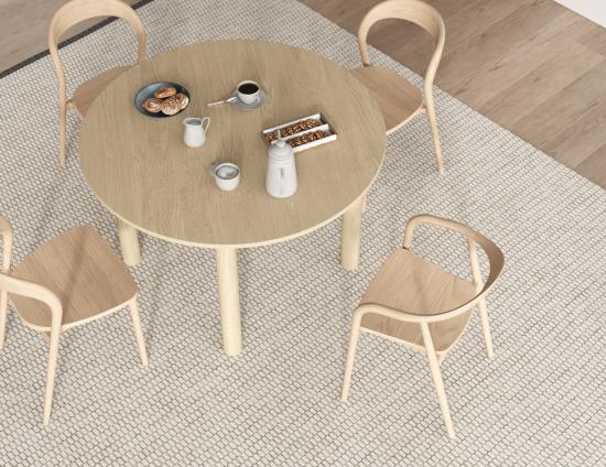 L 4 Nordica Diningtable 120dia