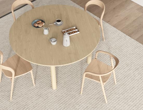 L 4 Nordica Diningtable 150dia