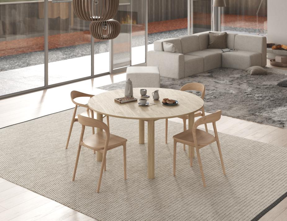 L 3 Nordica Diningtable 150dia