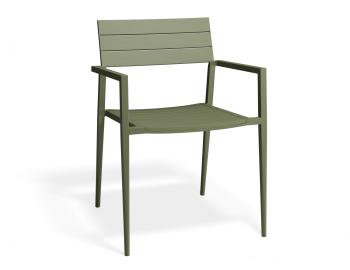 Halki Outdoor Dining Chair Matt Eucalyptus Green