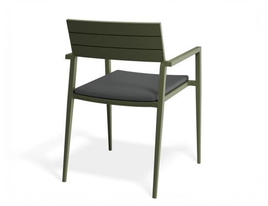 P 2 Halki Chaircushion Green Darkgrey