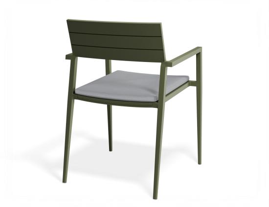 P 2 Halki Chaircushion Green Lightgrey