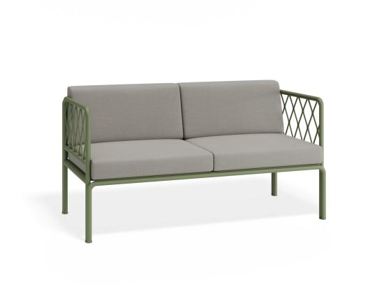 Seville 2 Seater Outdoor Eucalyptus Green Sofa	