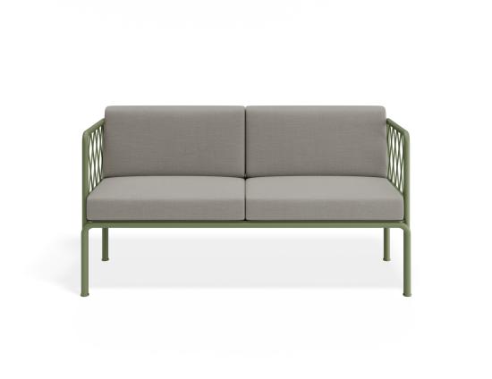 P 4 Sevillev2 2seater Greenframe Lightgreycushion