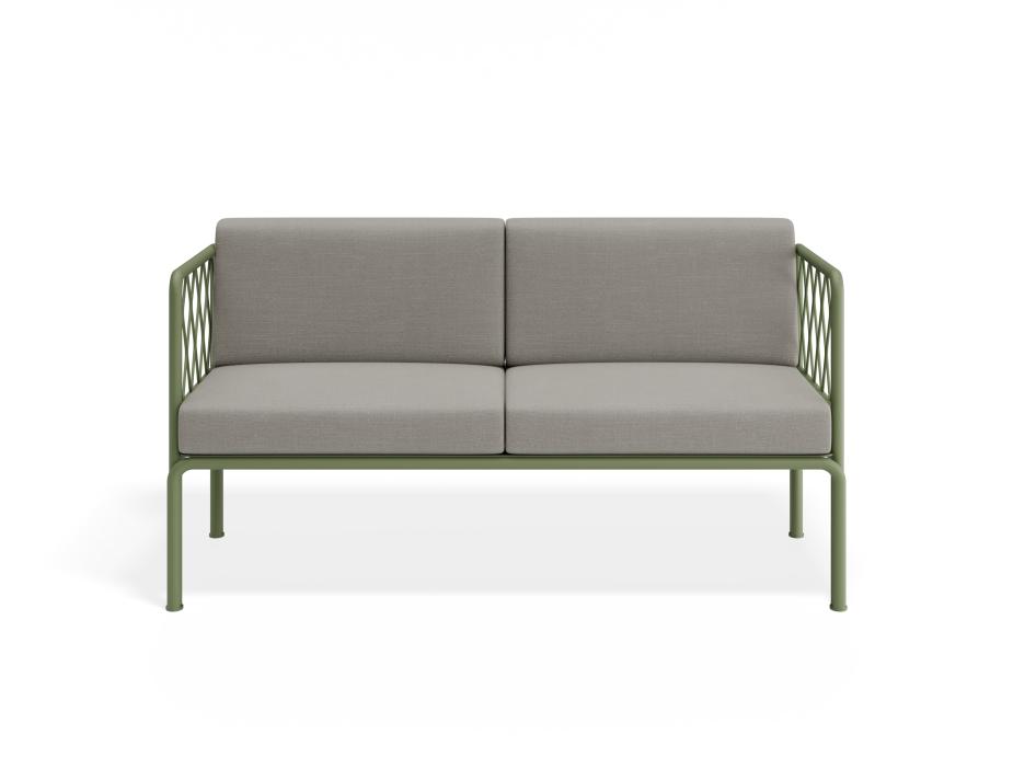P 4 Sevillev2 2seater Greenframe Lightgreycushion