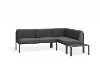 Seville Config G - Charcoal Outdoor Corner Sofa