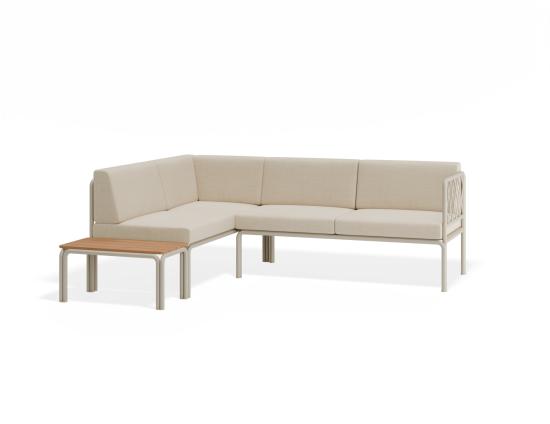 Seville Config H - Latte Outdoor Corner Sofa