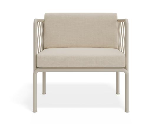 P 4 Seville Loungechair Latteframe Huskcushion