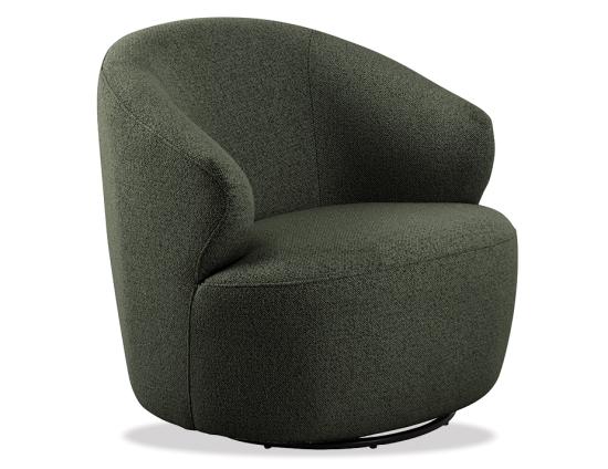 Mietta Swivel Lounge Chair Green