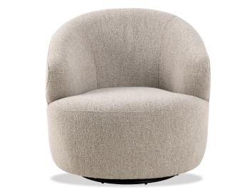 Mietta Swivel Lounge Chair Oyster Grey