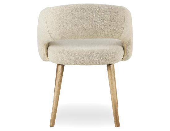 Akito Chair Ivory Cream Back 2