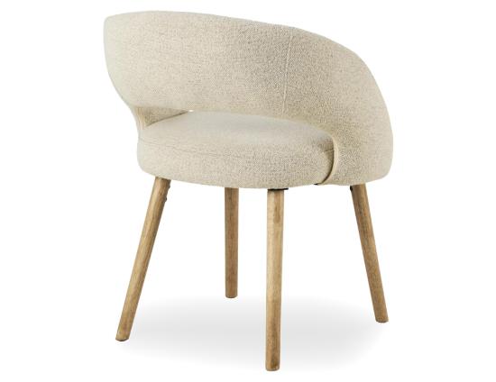Akito Chair Ivory Cream Back