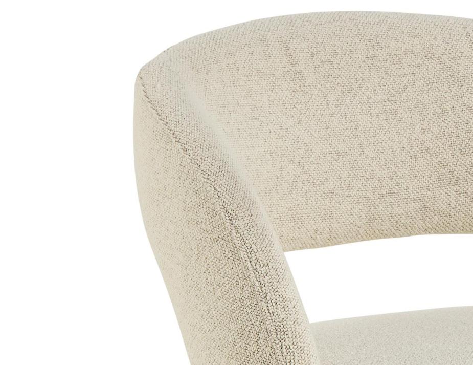 Akito Chair Ivory Cream Close Up 1