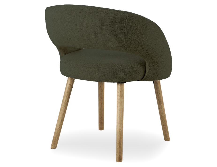 Akito Chair Hunter Green Back Angle