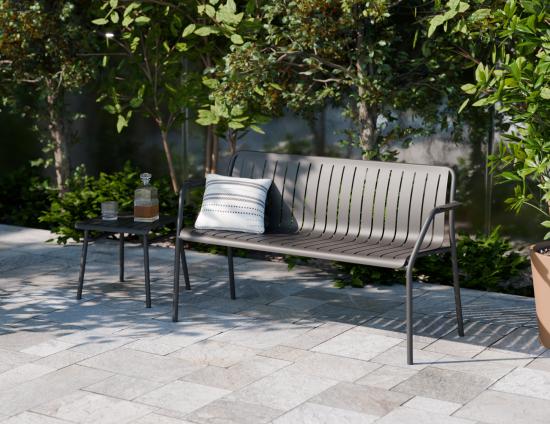 Roku Gardenbench Lifestyle 1 Charcoal